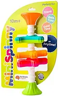Іграшка-пірамідка Fat Brain Toys MiniSpinny F134ML спінер тактильна
