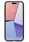 Чохол-накладка Spigen для Apple iPhone 15 Pro Liquid Air Matte Black (ACS06704), фото 5
