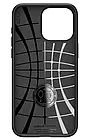 Чохол-накладка Spigen для Apple iPhone 15 Pro Liquid Air Matte Black (ACS06704), фото 6