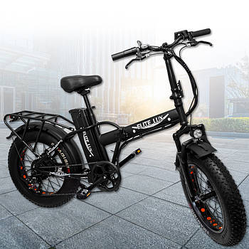 Електровелосипед одномісний з потужним двигуном ELITE LUX EL-BIKE B3 800W Чорний