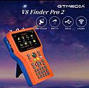 Прилад DVB-S2/S/T2/T/C Combo для настроювання супутникових антен GTmedia V8 Finder Pro 2 і камери AHD, фото 3