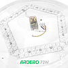 Світлодіодна люстра MONO 72W AL5000-1 ARD біла Ardero 2700-6500К 5040Lm LED світильник з пультом ДУ Ø500х85мм, фото 3