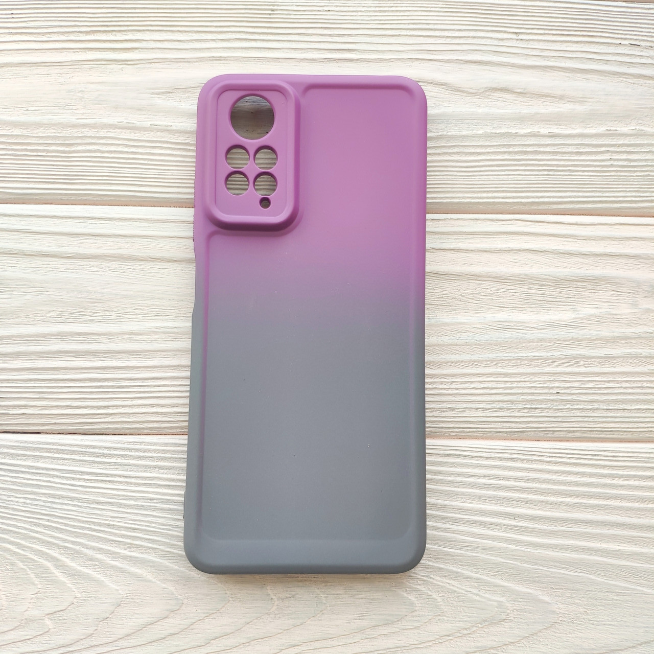 Чохол TPU Gradient для Xiaomi Redmi Note 11 Pro Lilac-gray