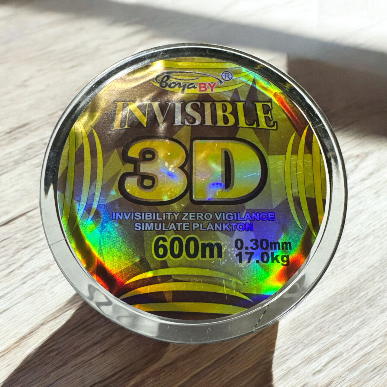 Леска Boya BY Invisible 3D  600 m 0.30mm. 17.0 kg, фото 1