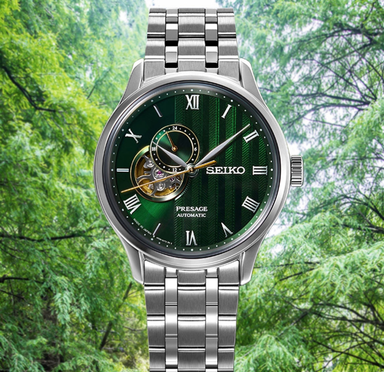 Годинник Seiko SSA463J1 Presage Cocktail Time Japanese Garden Automatic Open Heart