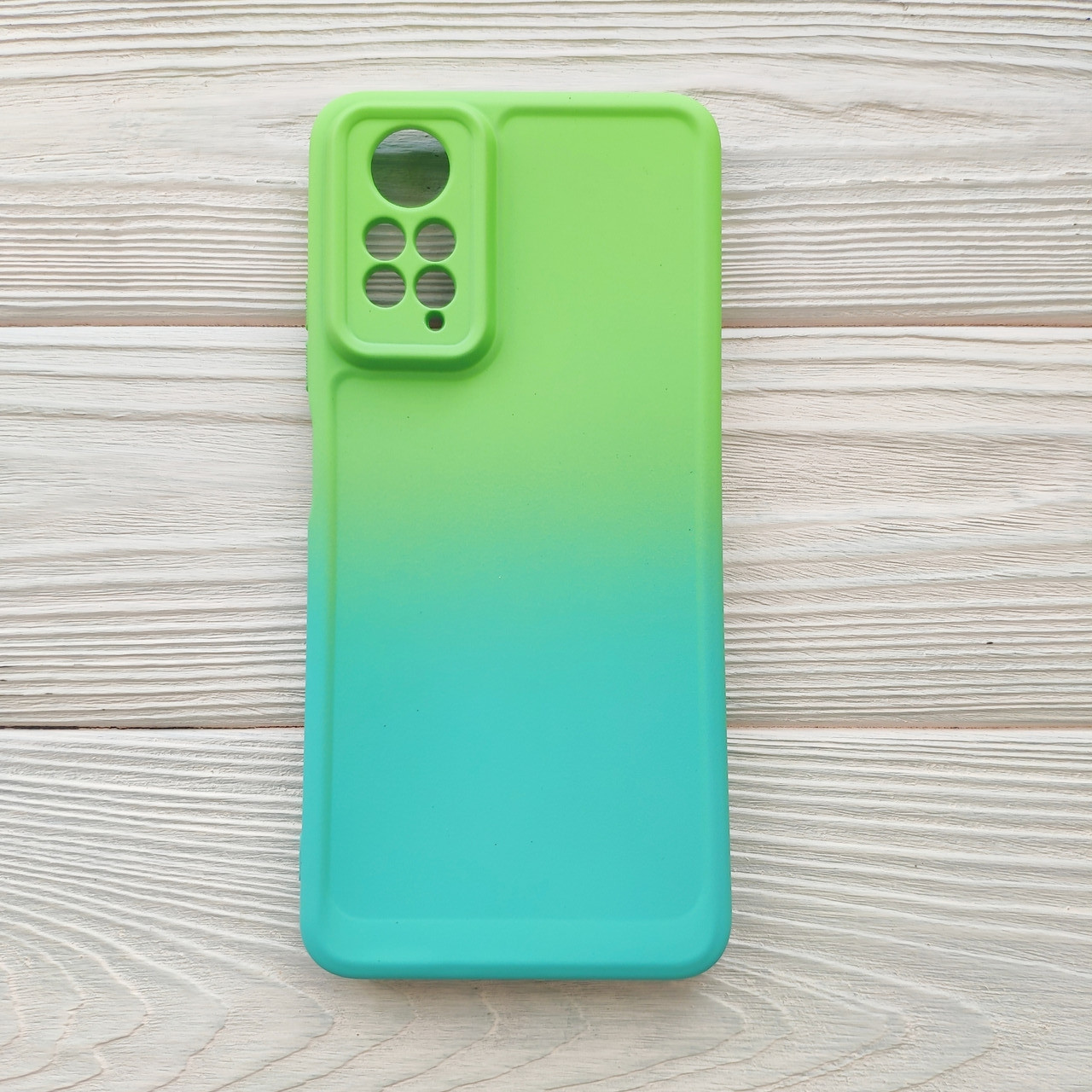 Чохол TPU Gradient для Xiaomi Redmi Note 11 / Note 11S Green-blue