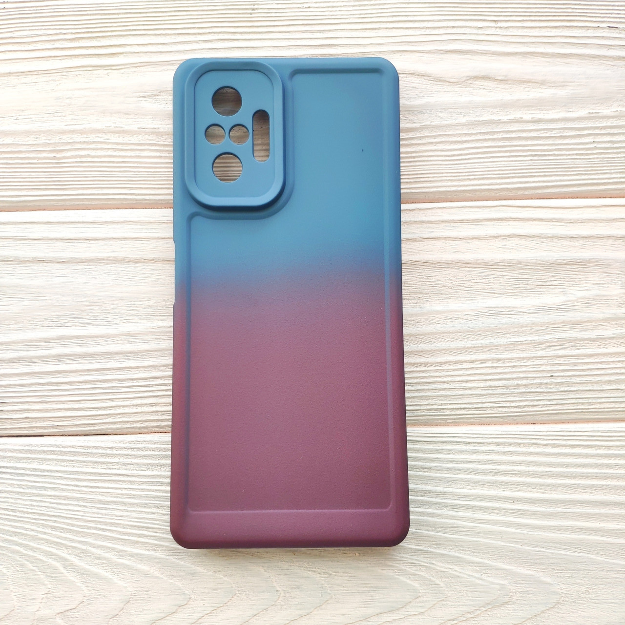 Чохол TPU Gradient для Xiaomi Redmi Note 10 Pro Dark blue-purple