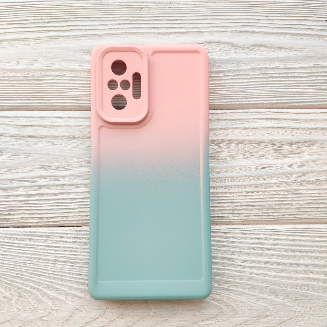 Чохол TPU Gradient для Xiaomi Redmi Note 10 Pro Pink-turquoise