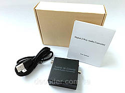 Конвертер цифрового звуку spdif з coaxial коаксіальний в оптичний optical toslink Digital Audio ( ADCN0003M1 )