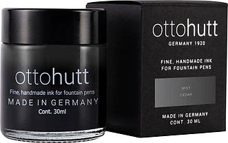 Чорнило Otto Hutt Mist Cedar у скляній баночці 30 мл, колір сірий з запахом кедру, 949114
