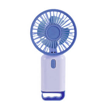 Портативний міні-вентилятор 13 см Голубий колір Luna