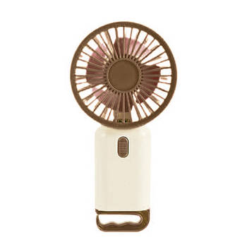 Портативний міні-вентилятор 13 см Коричневий колір Luna