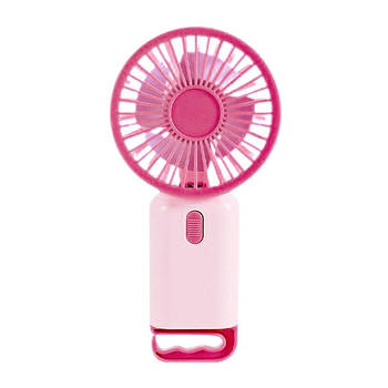 Портативний міні-вентилятор 13 см Рожевий колір Luna