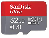 Карта памяти SanDisk 32GB A1 Ultra MicroSD UHS-I Class 10 (Up to 98 MB/s) (SDSQUNC-032G-ZN3MN)
