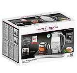 Електрочайник з заварником ProfiCook PC-TKS 1056 Скляний 1.8 л, фото 11