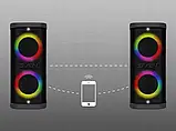 Велика портативна колонка, Bluetooth аудіосистема SVEN PS-950 160W з RGB підсвіткою, фото 4