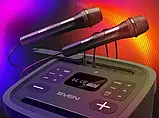 Велика портативна колонка, Bluetooth аудіосистема SVEN PS-950 160W з RGB підсвіткою, фото 5