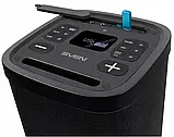 Велика портативна колонка, Bluetooth аудіосистема SVEN PS-950 160W з RGB підсвіткою, фото 8