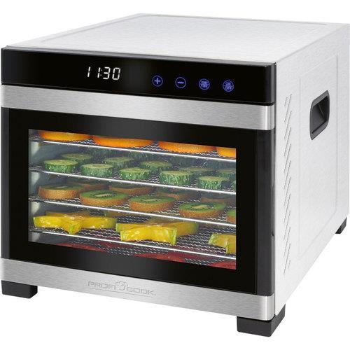 Дегідратор для мяса, сушарка овочів та фруктів Profi Cook PC-DR 1218 нержавіюча сталь