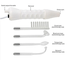 Дарсонваль для догляду за шкірою обличчя LZ-006A 9998, білий, фото 2
