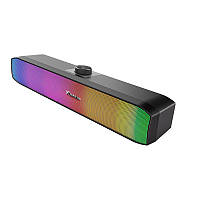 Колонка комп'ютерна Xtrike Me SK-605 RGB, чорна