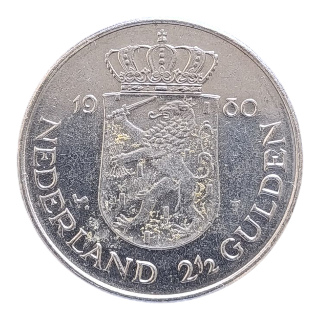 Нідерланди 2½ гульдена, 1980 Коронація королеви Беатрікс, фото 1