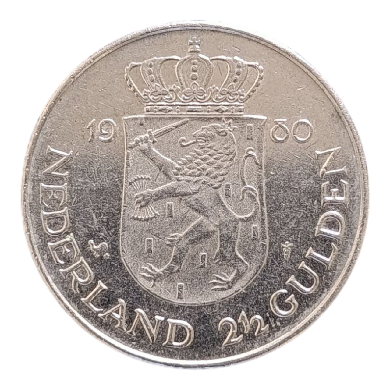 Нідерланди 2½ гульдена, 1980 Коронація королеви Беатрікс, фото 1