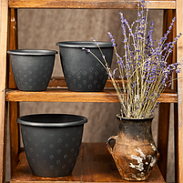 Вазон Верона 13*10см граніт Алеана, фото 2