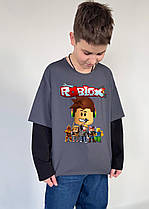 Дитячий лонгсліва Roblox - футболка з довгим рукавом для хлопчика роблокс