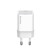 Зарядний пристрій мережевий Type-C PD 25W білий GaN Mini ColorWay, фото 6