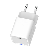 Зарядний пристрій мережевий Type-C PD 25W білий GaN Mini ColorWay, фото 9