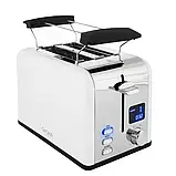 Тостер Gerlach GL 3221 білий з LCD, фото 6