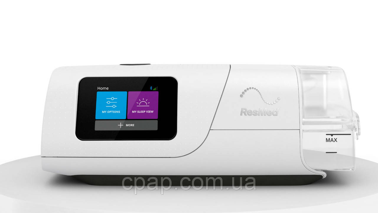 Біпап аппарат ResMed AirCurve 11 ASV з зволожувачем – для терапії центрального апноє