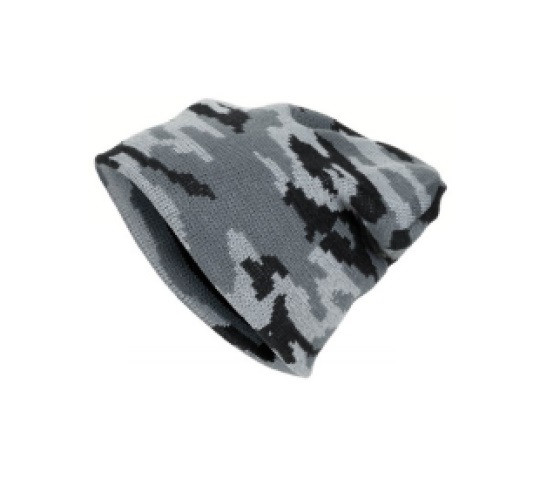 Шапка "Біні" тонкої в’язки Knitted Hat, “Beanie”, camo, fine knit, фото 1