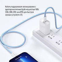Кабель USB PD Type-C/Lightning ColorWay CW-CBPDCL061-BL 27W 1м синій, фото 10