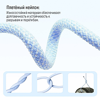 Кабель USB PD Type-C/Type-C ColorWay CW-CBPDCC061-BL 3,0A 60W 1м синій, фото 2