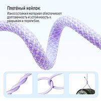 Кабель USB PD Type-C/Type-C ColorWay CW-CBPDCC061-PU 3,0A 60W 1м фіолетовий, фото 2