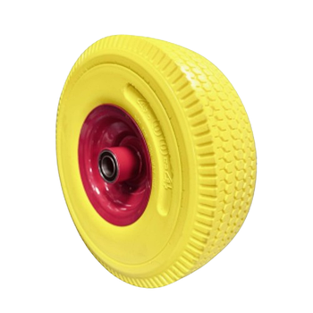 Колесо для візка підшипник 20мм, 75мм втулка (4,00-4) поліуретан LEOMIX