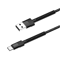 Кабель USB Type-C ColorWay CW-CBUC063-BK 2,4A 1м чорний, фото 3