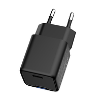 Зарядний пристрій мережевий Type-C PD 25W чорний GaN Mini ColorWay, фото 5