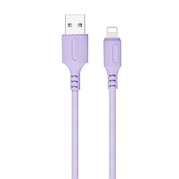 Кабель USB Lightning ColorWay CW-CBUL044-PU 2,4A 1м фіолетовий, фото 2