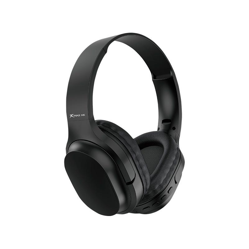 Навушники бездротові Bluetooth Xtrike Me HD-214 BK, чорні, фото 1