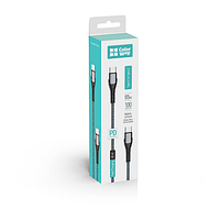 Кабель USB PD Type-C/Type-C ColorWay CW-CBPDCC040-GR 3,0A 65W 1м сірий, фото 2