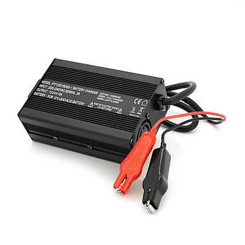 Зарядний пристрій для акумуляторів AGM 12 V, 15 A, + крокодили, 135x90x50mm, фото 4