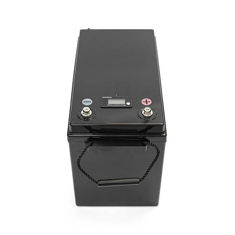 Акумуляторна батарея LiitoKala LiFePO4 12,8V 300Ah BMS(20(100)/200A) c LCD дисплеєм (355*245*180mm), 24kg, фото 3