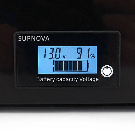 Акумуляторна батарея LiitoKala LiFePO4 12,8V 100Ah BMS(20(100)A/200A) c LCD дисплеєм (330*170*220mm), 9.5kg, фото 3