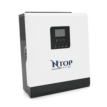 Гібридний інвертор NTOP NTP3000-24, 3000W, 24V, струм заряду  0-70A, 160-275V, ШIM-контролер (50А, 80 Vdc), фото 3