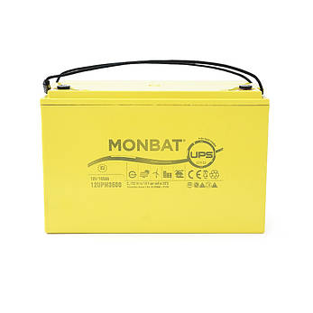 Аккумуляторная батарея MONBAT TOP TERMINAL 12UPM3500 AGM 12V/100 Ah, 340x173x220 мм, 35.5 кг, фото 3