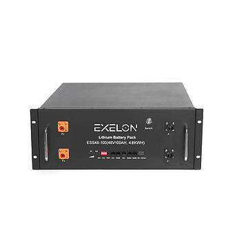 Акумуляторна батарея Exelon LiFePO4 48V 100AH 4800Wh, (BMS 100A/100A) (482х450х177), 43,5kg 6000 циклiв, фото 2
