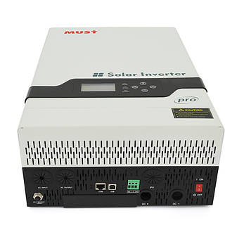 Гибридне ДБЖ MUST PV18-5248PRO, 5200W, 48V, струм заряду 1-60A, 160-275V, MPPT (80А, 450 Vdc), фото 3